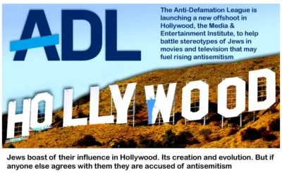 Jewish influence in Hollywood - Jews boast of it - others are not allowed to agree due to antisemitic trope
