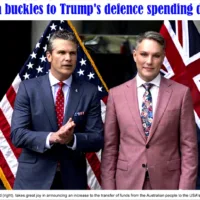 Marles, the perfumed warlord continues to grovel to the USA and back their world domination plan