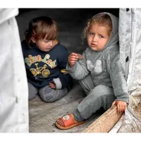 Children fearing their existence under the Israeli regime