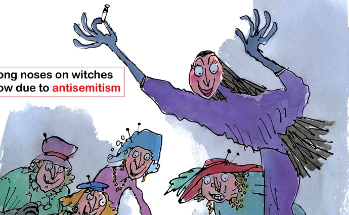 The Witches by Roald Dahl now proclaimed antisemitic