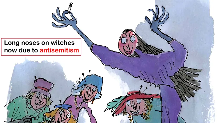 The Witches by Roald Dahl now proclaimed antisemitic