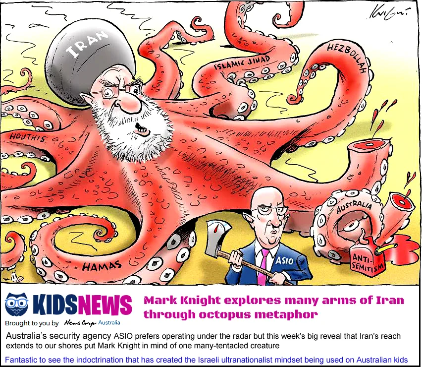 The Zionist propaganda being unleashed in our schools by Jillian Segal dovetails neatly with News Corps's racist offerings